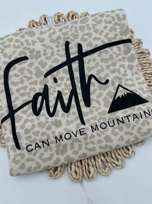 Faith Leopard Tee