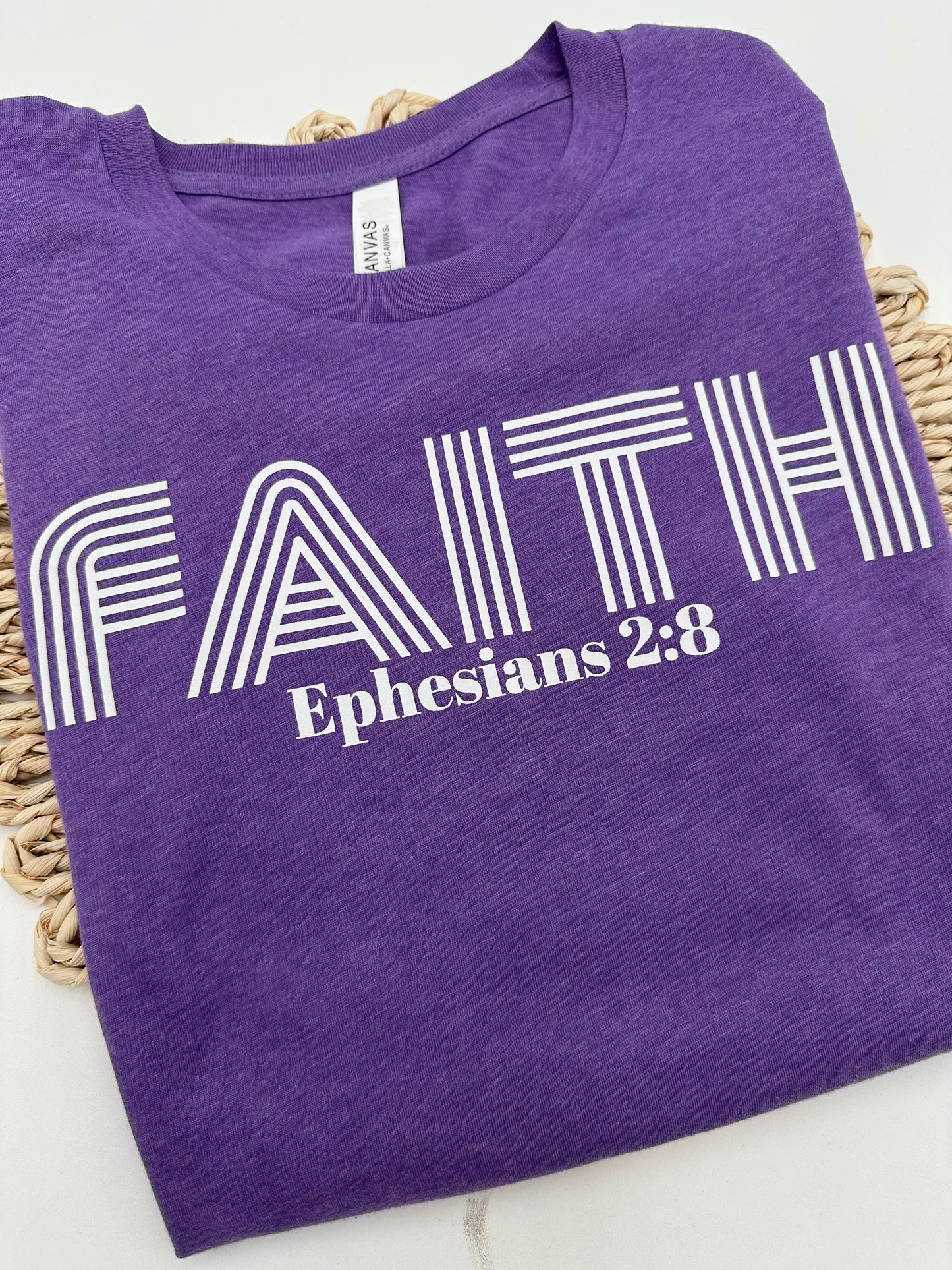 Faith Purple Tee