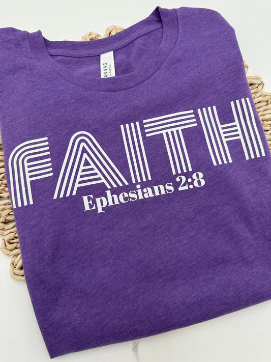 Faith Purple Tee