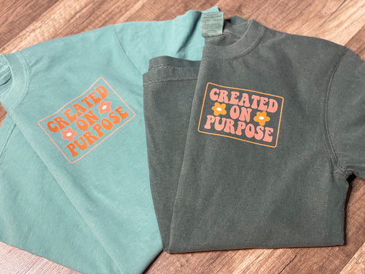 Created on Purpose LONG SLEEVE (Lighter Color)